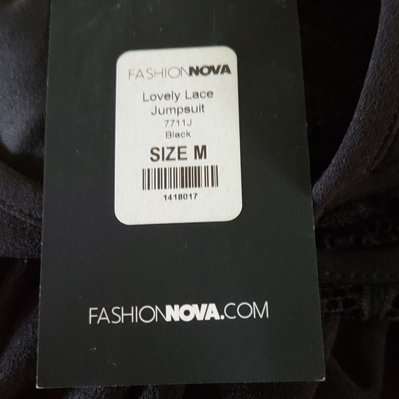 Fashion Nova Lovely Lace Jumpsuit - Picture 4 of 8